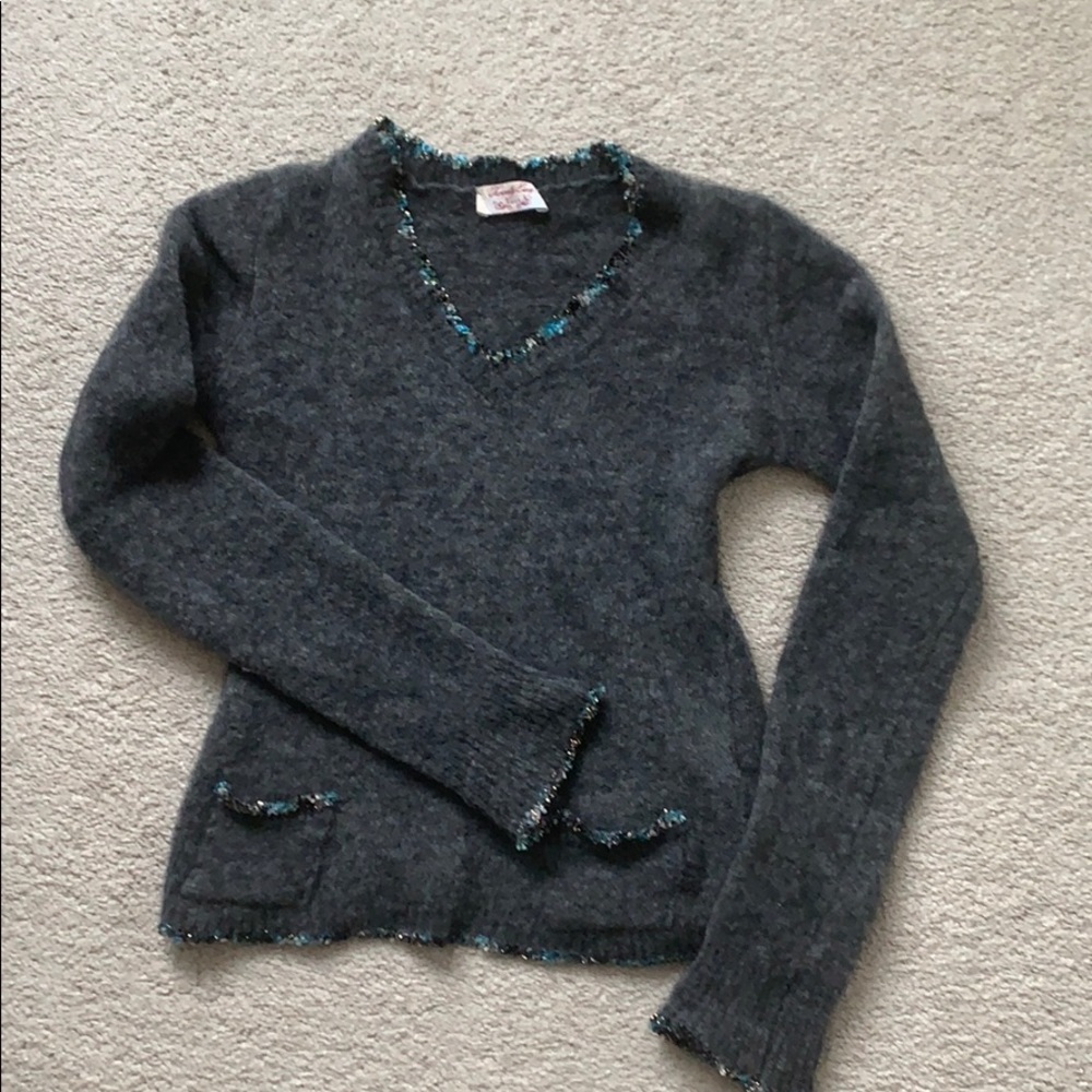 Kaos Mohair V-neck Sweater